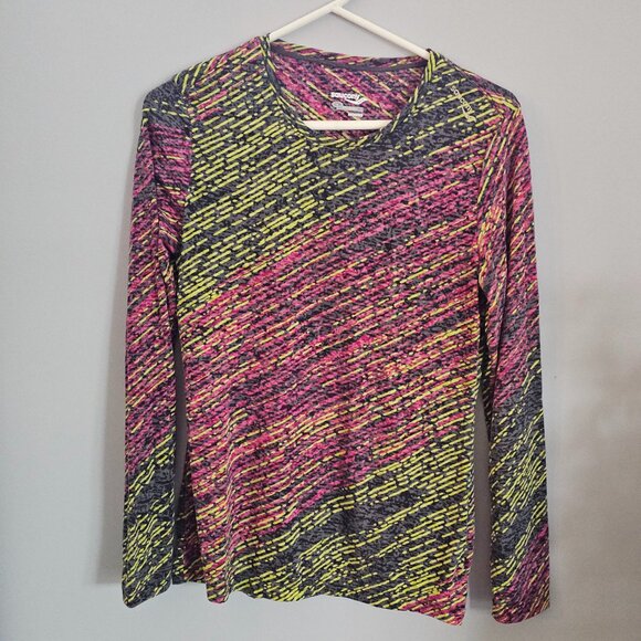 Saucony Vibrant Long-Sleeve Running Tee - Picture 1 of 4